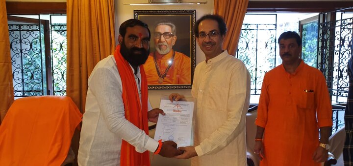 कळमनुरी विधानसभा मतदार संघासाठी शिवसेनेचे जिल्हाप्रमुख संतोष बांगर यांना उमेदवारी घोषित