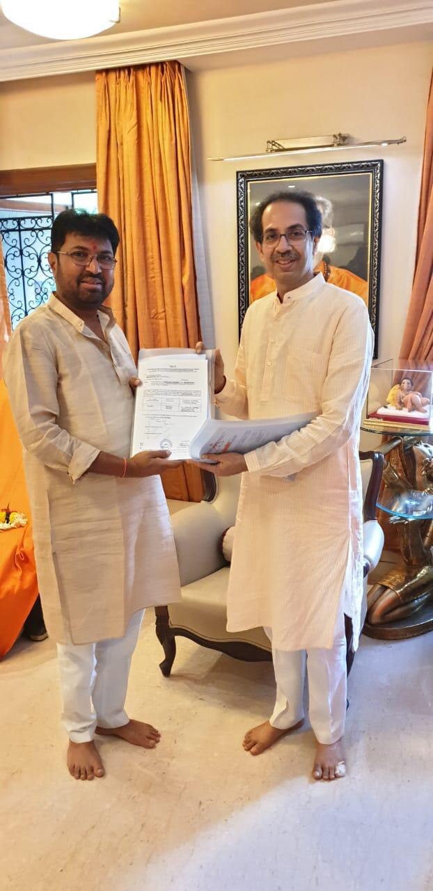 मराठवाड्यातील शिवसेना नेते राज्यमंत्री अर्जुन खोतकर यांना जालना विधानसभा मतदारसंघातून AB फॉर्म