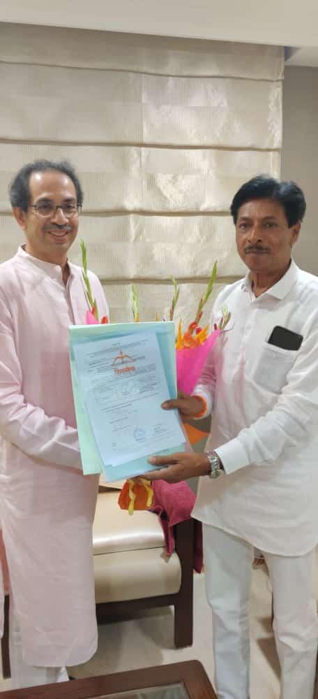 काँग्रेस पक्षातून शिवसेनेत प्रवेश केलेले विजय पाटील यांना वसई विधानसभेतून उमेदवारी