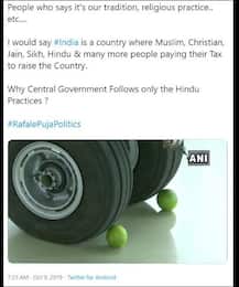 Rafale | राफेलच्या पूजेवरुन मोदी सरकार ट्रोलर्सच्या \'रडार\'वर