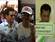 Maharashtra Election 2019 Voting | सिने आणि राजकीय क्षेत्रातील दिग्गजांनी बजावला मतदानाचा हक्क