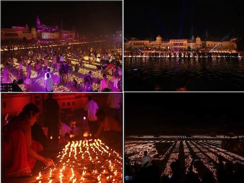 सहा लाख दिव्यांनी अयोध्या लखलखली, गिनिज बुक ऑफ वर्ल्ड रेकॉर्डनेही घेतली दखल सहा लाख दिव्यांनी अयोध्या लखलखली, गिनिज बुक ऑफ वर्ल्ड रेकॉर्डनेही घेतली दखल