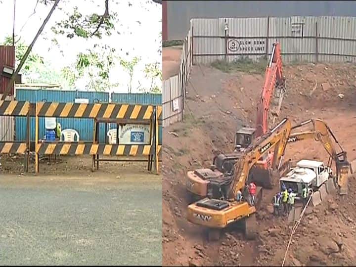 Aarey Metro Car Shed | आरेतील मेट्रो कारशेडचं काम मुख्यमंत्र्यांनी दिलेल्या स्थगितीनंतरही सुरुच After stay on aarey metro car shed work going on uddhav Thackeray Aarey Metro Car Shed | आरेतील मेट्रो कारशेडचं काम मुख्यमंत्र्यांनी दिलेल्या स्थगितीनंतरही सुरुच