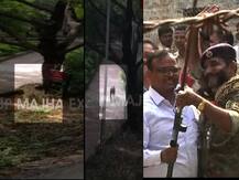 औरंगाबाद : अखेर सहा तासानंतर बिबट्याला जेरबंद करण्यात वनविभागाला यश