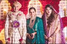 क्रिकेटर अजरुद्दीनची सून बनली सानिया मिर्झाची बहिण; पाहा लग्नाचे खास फोटो