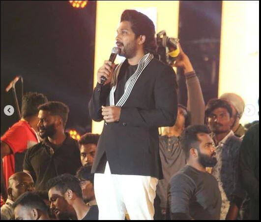 आपल्या परफॉर्मन्सनंतर ते म्हणाले की, 'गाण्यासाठी थमन सरांचे आभार, अल्लू सर मी तुमचा मोठा फॅन आहे.'