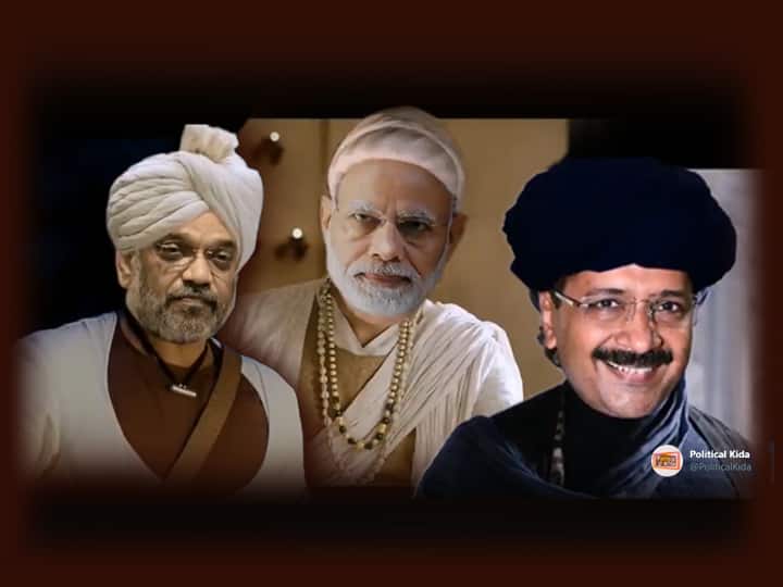 तान्हाजीच्या दृश्यांवर मॉर्फिंग, शिवराय मोदी तर तान्हाजी अमित शहा; दिल्ली निवडणुकीपूर्वी व्हिडीओ व्हायरल Viral Video Narendra modi chhatrapati shivaji and amit shah tanaji malusare तान्हाजीच्या दृश्यांवर मॉर्फिंग, शिवराय मोदी तर तान्हाजी अमित शहा; दिल्ली निवडणुकीपूर्वी व्हिडीओ व्हायरल