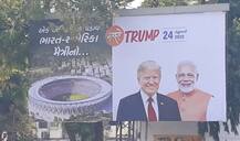 डोनाल्ड ट्रम्प यांच्या स्वागतासाठी गुजरात सज्ज, अहमदाबादच्या रस्त्यांवर मोदी-ट्रम्प यांचे पोस्टर्स