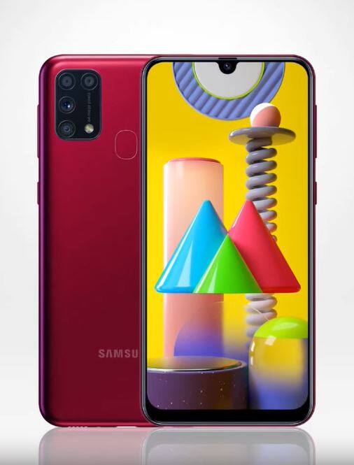 Samsung galaxy m31 रेड मॉडेल