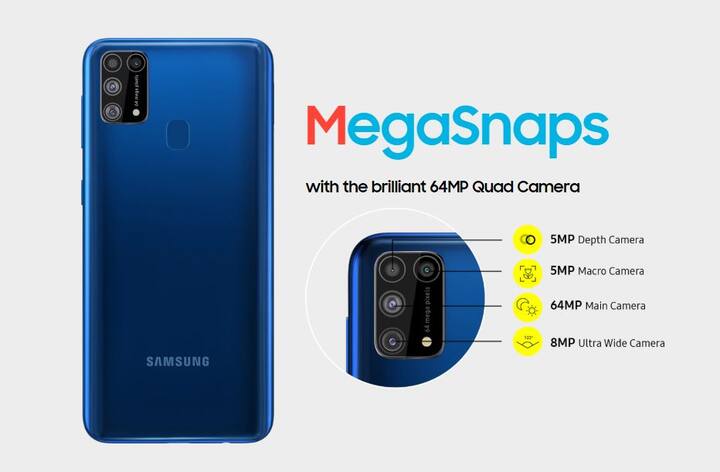  कॅमेरा स्पेसिफिकेशन्स : 5 मेगापिक्सल डेप्थ कॅमेरा 5 मेगापिक्सल मॅक्रो कॅमेरा 64 मेगापिक्सल मेन कॅमेरा 8 मेगापिक्सल अल्ट्रा वाइड कॅमेरा