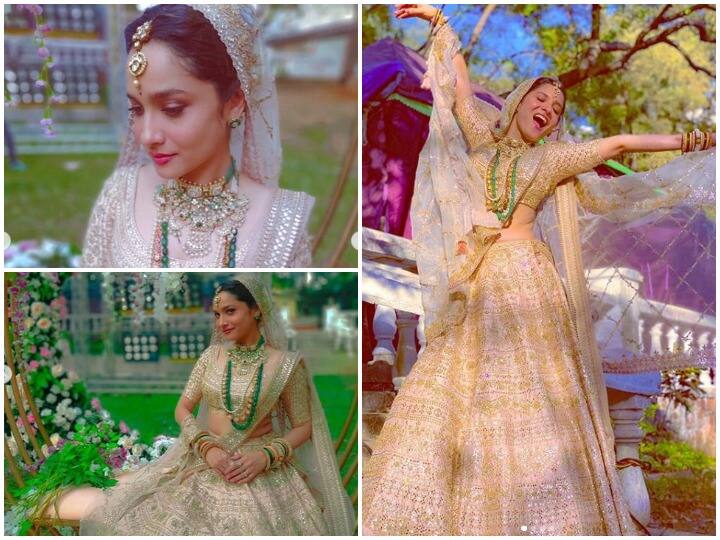 अभिनेत्री अंकिता लोखंडे सध्या आपला चित्रपट 'बागी 3'मुळे चर्चेत आहे. अशातच सध्या सोशल मीडियावर तिचे फोटो व्हायरल होत आहेत. या फोटोंमध्ये अंकिता नववधूच्या लूकमध्ये दिसत आहे. (Photo Credit: Manav Manglani)