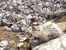 एबीपी माझा इम्पॅक्ट | परदेशात वापरलेले मास्क विक्रीसाठी आणण्याचा घाट, बातमी दाखवल्यानंतर मास्क फेकले