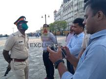 Coronavirus : 'गेट वे ऑफ इंडियावर' बोलता ड्रोन, जनजागृतीसाठी मुंबई पोलिसांचा स्तुत्य उपक्रम