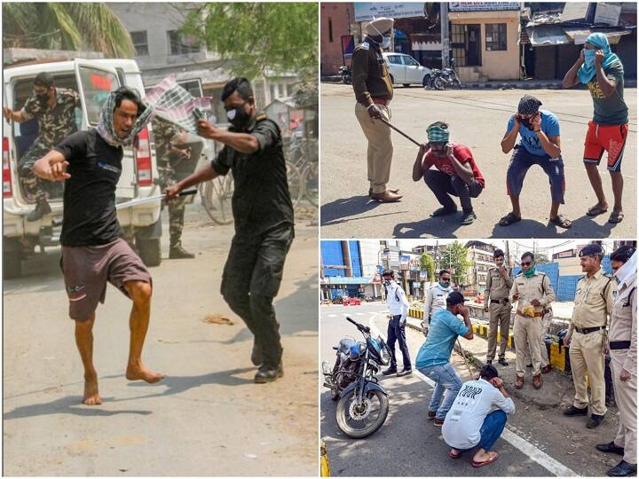 कोरोना व्हायरसमुळे संपूर्ण जग हतबल झालं आहे. अनेक देशांत लॉकडाऊन घोषित करण्यात आलं आहे. अशातच कोरोनाचा वाढता प्रादुर्भाव पाहता भारत सरकारनेही देशात 21 दिवसांसाठी लॉकडाऊन जाहीर केलं आहे. मंगळवारी (24 मार्च) नरेंद्र मोदींनी देशात लॉकडाऊनची घोषणा केली. अशातच बुधवारी (25 मार्च) रोजी संपूर्ण देशात या लॉकडाऊनचा पहिला दिवस होता. देशात लॉकडाऊन असूनही लोकं बिनदिक्कतपणे रस्त्यांवर फिरताना दिसून आले. जगभरात शेकडो लोकांचे बळी घेणाऱ्या कोरोनाबाबत लोकांमध्ये अजुनही गांभीर्य दिसत नाही. लॉकडाऊनचं उल्लंघन करणाऱ्यांवर पोलिसांनी कारवाई करत त्यांना काठीचा मारही दिला. तर अनेकांना उठाबशा काढायला लावले. पाहूयात फोटो...  