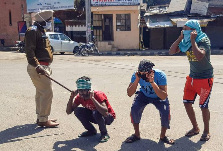 लॉकडाऊनदरम्यान सरकारी आदेशांचं उल्लंघन करणाऱ्या लोकांवर 5,103 लोकांना बुधवारी अटक करण्यात आली आहे. तर 180 पेक्षा अधिक गुन्हे दाखल करण्यात आले आहेत. 