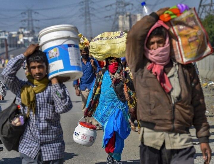  प्रत्येकजण तहान, भूक न पाहता आपल्या घराची वाट शोधत आहे. 