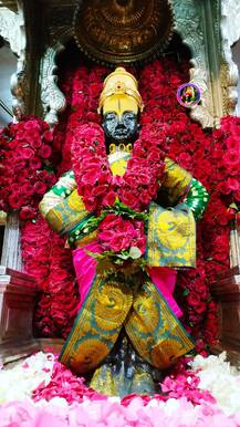 PHOTO | चैत्री एकादशीनिमित्त विठुरायाचं साजरं रुप, विठ्ठल रखुमाईला गुलाबाची आरास