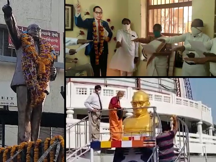 Ambedkar Jayanti 2020 - Followers celebrates Ambedkar Jayanti at home due to lockdown Ambedkar Jayanti | कुठे प्रस्तावनेचं वाचन, कुठे मेणबत्ती प्रज्वलित करुन आंबेडकर जयंती साजरी