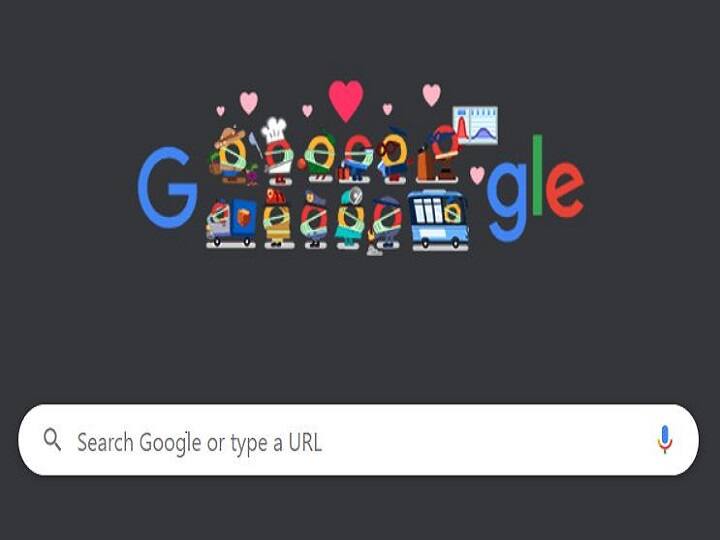 Google Doodle | गुगलचं 'कोरोना वॉरियर्स'साठी खास डुडल Google Doodle specially For Corona warriors Google Doodle | गुगलचं 'कोरोना वॉरियर्स'साठी खास डुडल