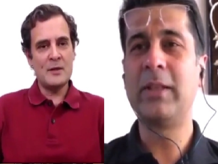 rahul gandhi  conversation with  rajiv bajaj on corona lockdown 'लॉकडाऊनमध्ये अनेक चुका, अर्थव्यवस्था कोलमडली', उद्योगपती राजीव बजाज यांच्याशी राहुल गांधींची बातचीत