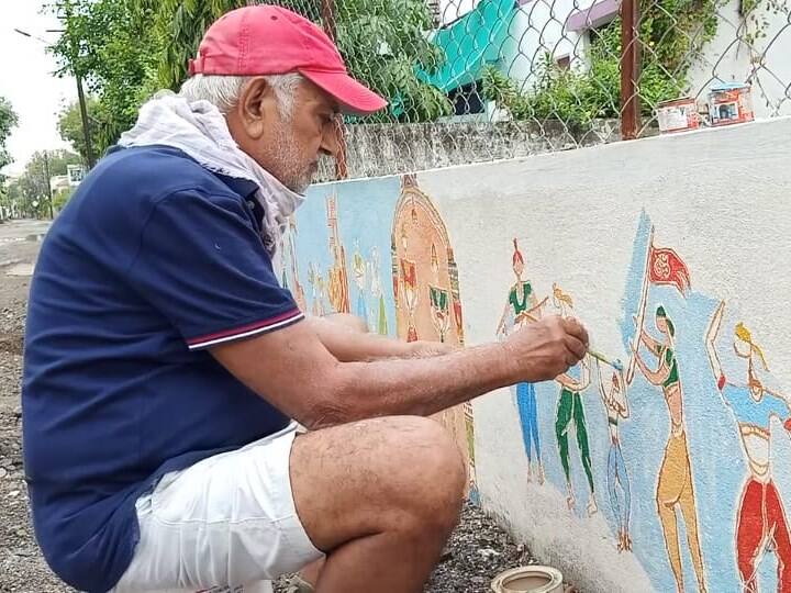 पुढे त्यांनी बागेच्या भिंतींना रंगरंगोटी सुरू केली. अन् हळू-हळू या बगिच्याच्या भिंती 'बोलायला' लागल्यात.
