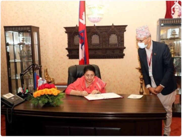 nepal president approved map amendment bill नेपाळ नकाशा दुरुस्ती विधेयकाला राष्ट्रपतींची मंजुरी; नकाशात भारतातील काही भूभागावर दावा