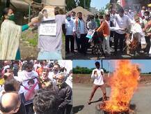 कुठे जोडे मारो, कुठे प्रतिमेचं दहन; राज्यभरात राष्ट्रवादीचं गोपीचंद पडळकर यांच्याविरोधात आंदोलन