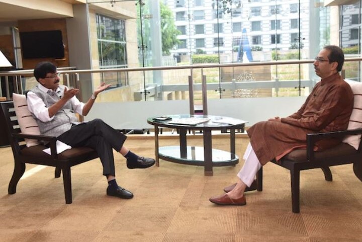 CM Uddhav Thackeray  Interview by Shivsena MP Sanjay Raut Saamana 'तुमच्या डोक्यावरचे केस कमी झाले? राऊतांच्या प्रश्नावर मुख्यमंत्री ठाकरे म्हणाले...