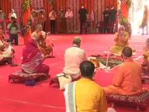 PHOTO | राम मंदिराच्या भूमिपूजनाचा सोहळा संपन्न, पंतप्रधान मोदींच्या हस्ते सर्व विधी