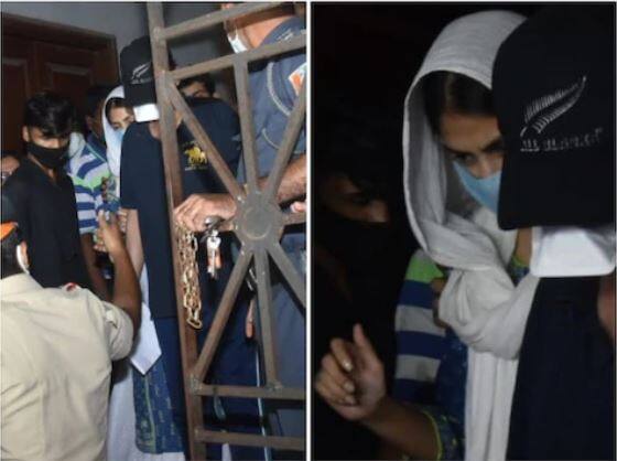 सुशांत सिंह राजपूत आत्महत्या प्रकरणाशी संबंधित मनी लॉन्ड्रिंग केसमध्ये अभिनेत्री रिया चक्रवर्तीची ईडीने जवळपास 9 तासांपर्यंत चौकशी केली. यादरम्यान, रिया चक्रवर्तीने ईडीकडून विचारलेल्या अनेक प्रश्नांची उत्तरं रिया देऊ शकली नाही. रिया मुंबईमधील ईडी कार्यालयालयात भाऊ शौविकसोबत गेली होती. (Photo Credit: Manav Manglani)