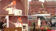 Independence Day 2020 | लाल किल्ल्यावर स्वातंत्र्योत्सव... पंतप्रधान मोदींच्या हस्ते सातव्यांदा ध्वजारोहण