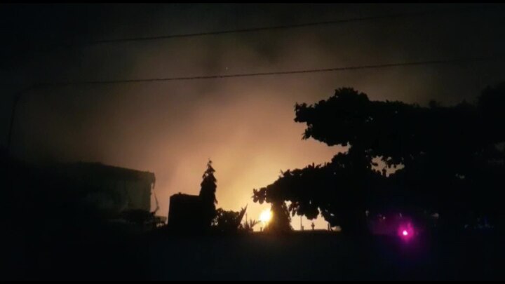 Massive Fire Breaks Out At Nandolia Organic Chemical Factory In Palghar तारापूर औद्योगिक क्षेत्रातल्या केमिकल कंपनीत भीषण स्फोट; दोघांचा मृत्यू