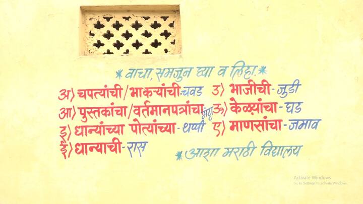 त्यामुळे ऑनलाईन शिक्षण सुरु करण्यात इथं फार मोठी अडचण होती. त्यावर उपाय म्हणून इथल्या शिक्षकांना बोलक्या भिंतींची संकल्पना सुचली. आणि कामगार वस्तीतल्या या परिसरातील भिंती शालेय पाठ्यक्रमाने रंगू लागल्या.
