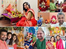 Ganesh Chaturthi 2020 | सेलिब्रिटींच्या घरी गणरायाचं आगमन, फोटो केले शेअर