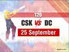 CSK vs DC LIVE Score, IPL 2020: CSK vs DC LIVE Score, IPL 2020: दिल्ली कॅपिटल्सची चेन्नई सुपर किंग्सवर 44 धावांनी मात