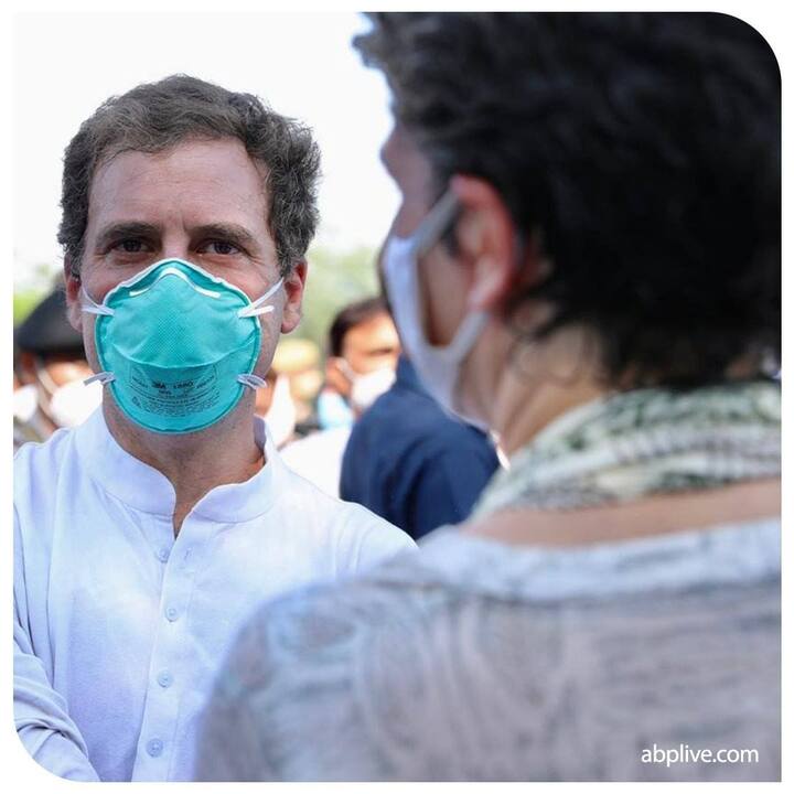 हाथरसला पायी चालत जाणाऱ्या राहुल गांधी यांना धक्काबुक्की; पाहा संपूर्ण घटनाक्रम