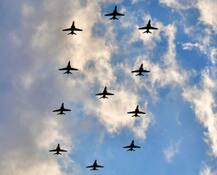 PHOTO | वायूसेना दिनाच्या निमित्ताने भारतीय हवाई दलाचं शक्तीप्रदर्शन