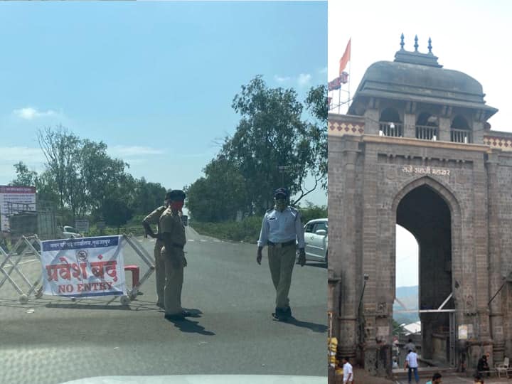 No entry in Tuljapur without Aadhar card तुळजापुरात प्रवेशबंदी; आधार कार्डशिवाय कोणालाही प्रवेश नाही, शहरात कडेकोट बंदोबस्त