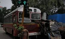 चालकाला हार्ट अटॅक आल्याने बेस्ट बसचा अपघात, ड्रायव्हरच्या प्रसंगावधनाने प्रवासी सुखरुप!