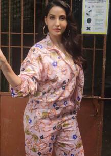 PHOTOS : पिंक फ्लोरल ड्रेसमधील 'दिलबर' गर्ल नोरा फतेहीचा स्टायलिश लूक!