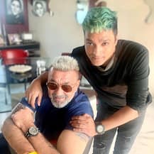 संजूबाबाचा प्लॅटिनम हेअर लूक चर्चेत; सेलिब्रिटींकडूनही लाईक्सचा वर्षाव