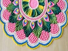 Diwali Rangoli Design 2020 : दिवाळीनिमित्त रांगोळी काढण्यासाठी 'या' आकर्षक डिझाइन्स
