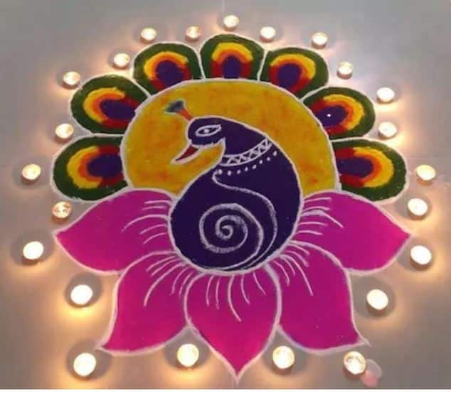 रांगोळी काढणं तसं पाहायला गेलं तर फारसं सोपंही नाही. पण या डिझाइन्सच्या मदतीने तुम्हीही तुमच्या अंगणात सुंदर रांगोळी काढू शकता. 