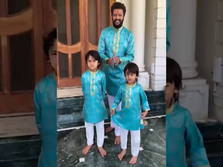 Riteish Deshmukh video | 'माऊली'चं माऊली प्रेम, रितेश देखमुखने शेअर केला अनोखा व्हिडिओ Video of Riteish Deshmukh with kids and mother shares a special message recycle Riteish Deshmukh video | 'माऊली'चं माऊली प्रेम, रितेश देखमुखने शेअर केला अनोखा व्हिडिओ