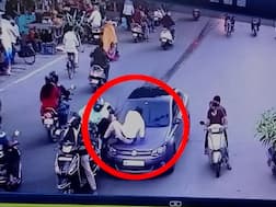 नागपुरात चालकाची मुजोरी, कार थांबवण्याचा प्रयत्न करणाऱ्या वाहतूक पोलिसाच्या अंगावर गाडी घातली
