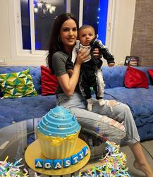 चार महिन्यांचा झाला हार्दिक पांड्याचा मुलगा अगस्त्य; आई नताशाचं सेलिब्रेशन