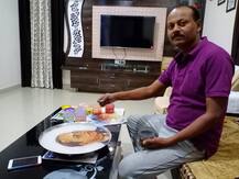 In Pics :  पाण्यावर साकारली डॉ. बाबासाहेबांची रांगोळी, पाहा फोटो