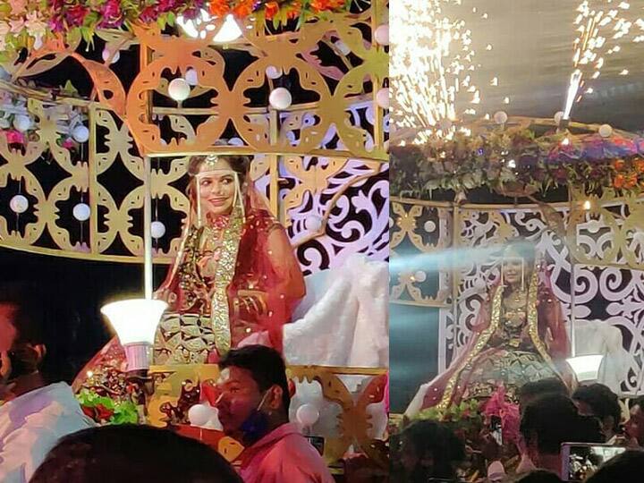 यापूर्वी 26 जुलैला मोजक्या लोकांच्या उपस्थितीत तिचा साखरपुडा पार पडला आहे. (फोटो : कार्तिकी गायकवाड इंस्टाग्राम अकाउंट)