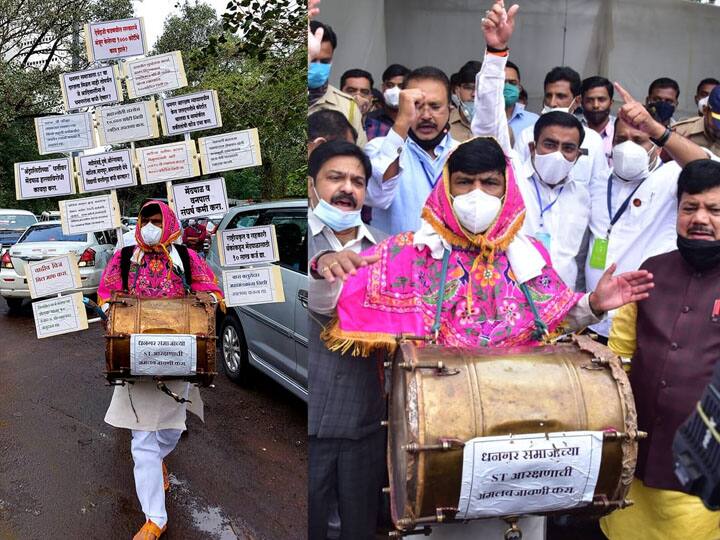 हिवाळी अधिवेशनाचा पहिला दिवस, गोपीचंद पडळकरांचं हटके आंदोलन चर्चेत fist day of maharashtra assembly two day winter session gopichand padalkar हिवाळी अधिवेशनाचा पहिला दिवस, गोपीचंद पडळकरांचं हटके आंदोलन चर्चेत