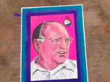 In Pics | शरद पवारांच्या वाढदिवसानिमित्त रेखाटली भव्य रांगोळी!